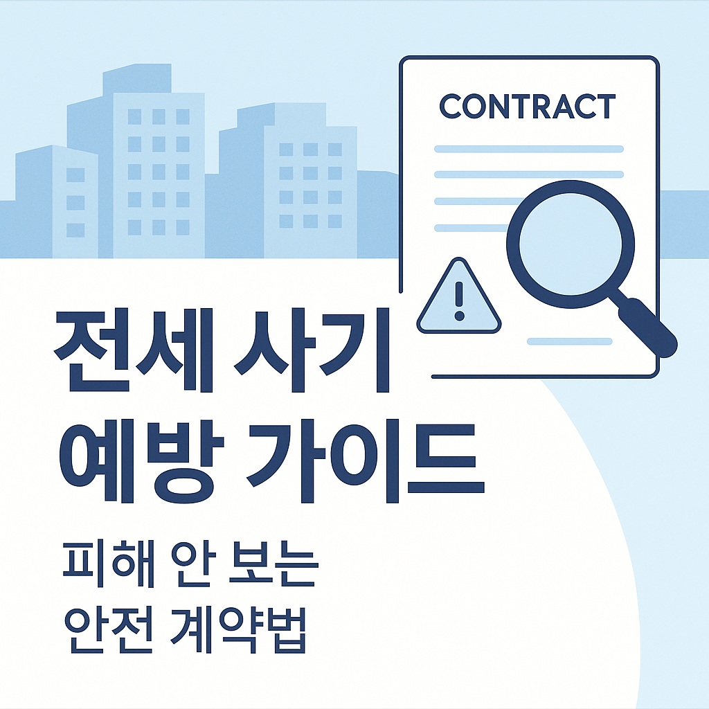 전세 사기 예방과 대처법, 피해 안 보는 안전한 전세 계약 가이드