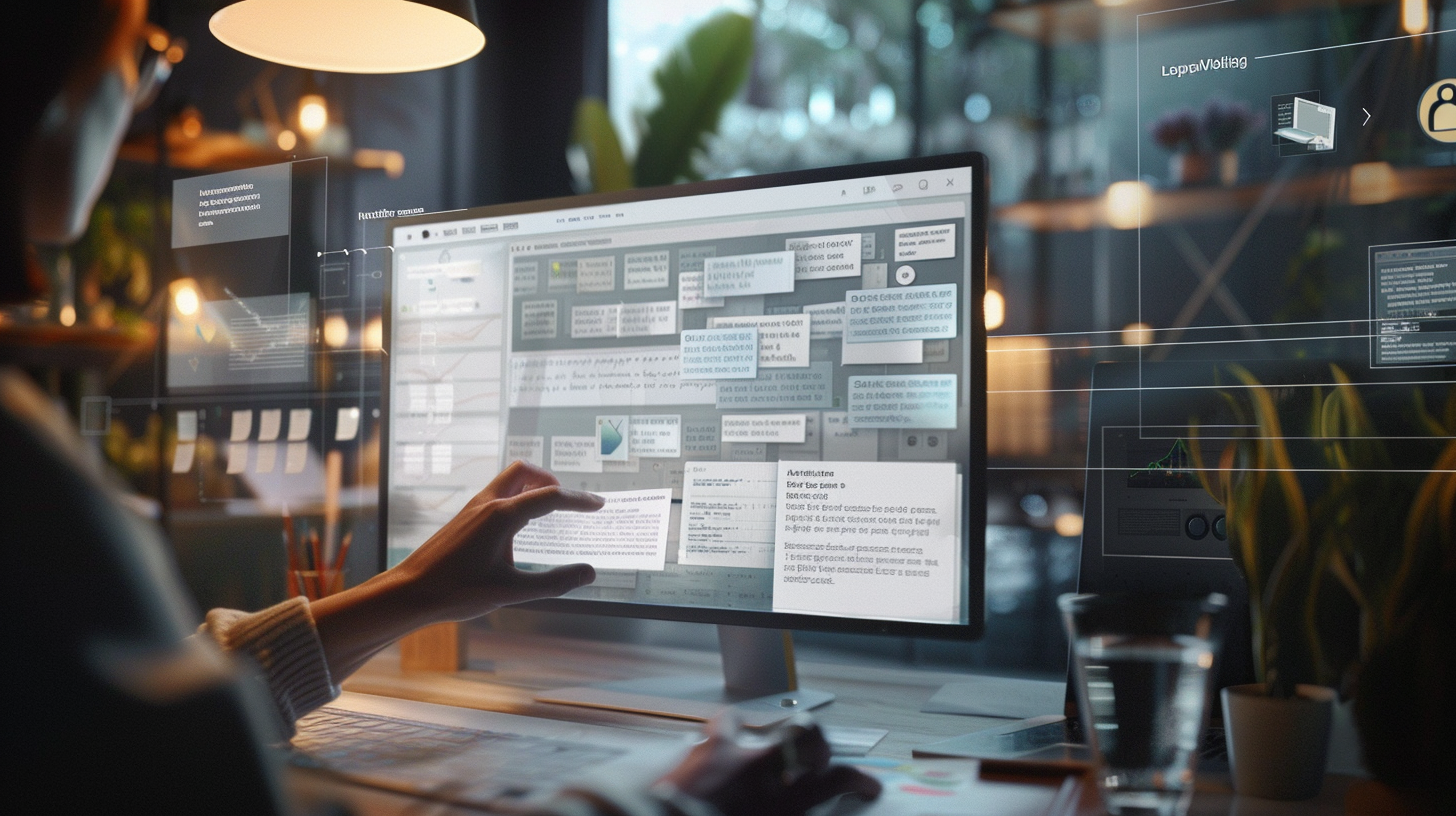 Using Notion AI to generate and summarize content in a modern workspace