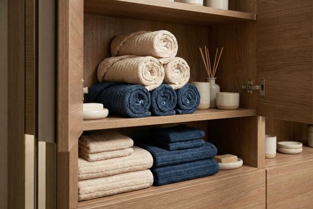 호텔식 수건 접기 수건 예쁘게 개는법