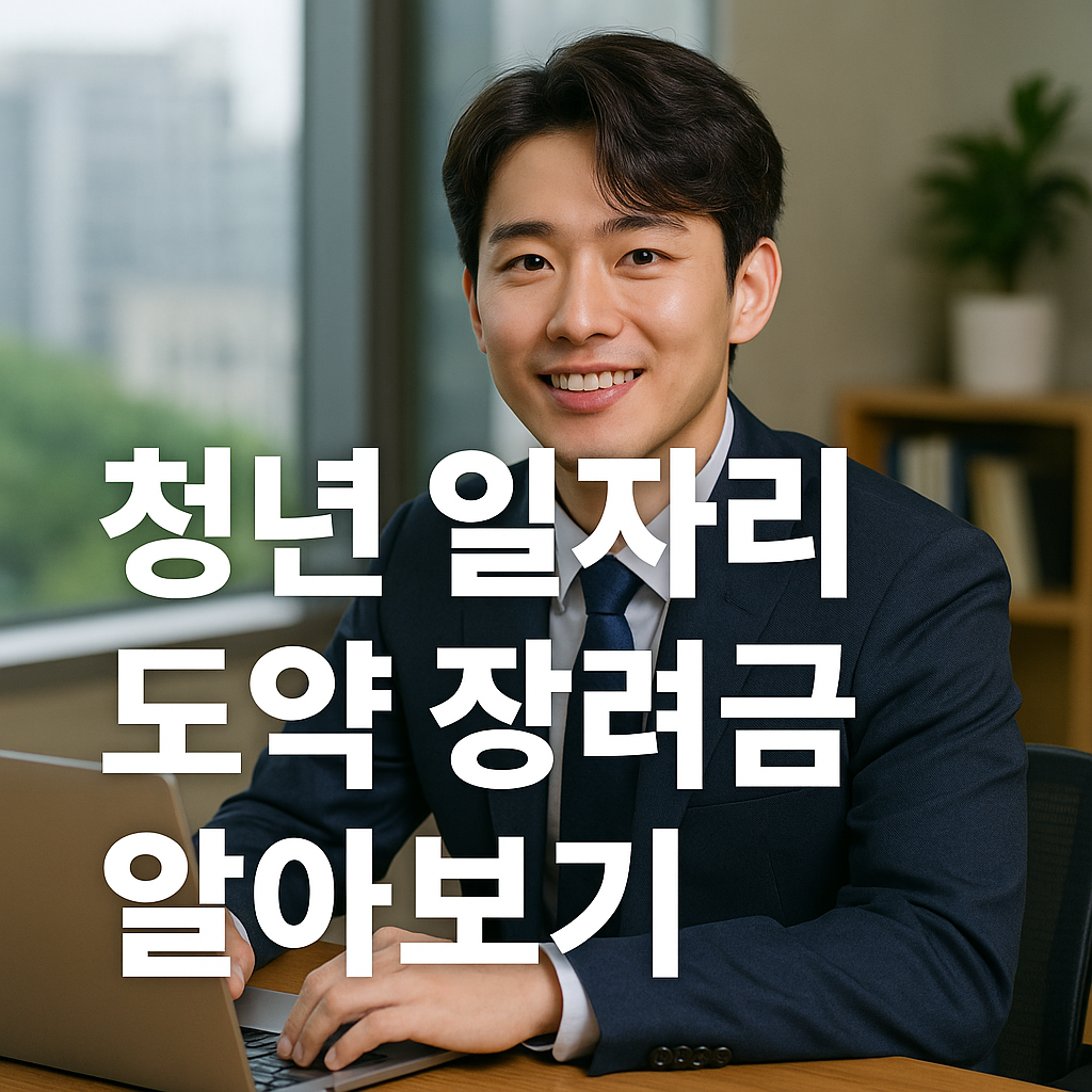 청년 일자리 도약 장려금 지원대상 및 신청방법