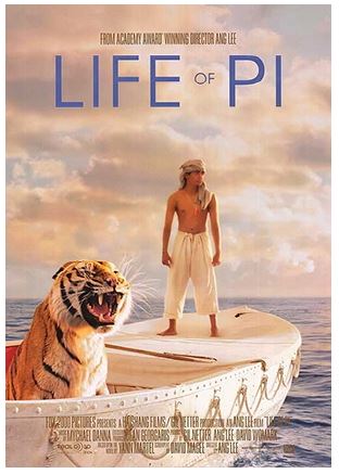 영화 라이프 오브 파이 포스터.