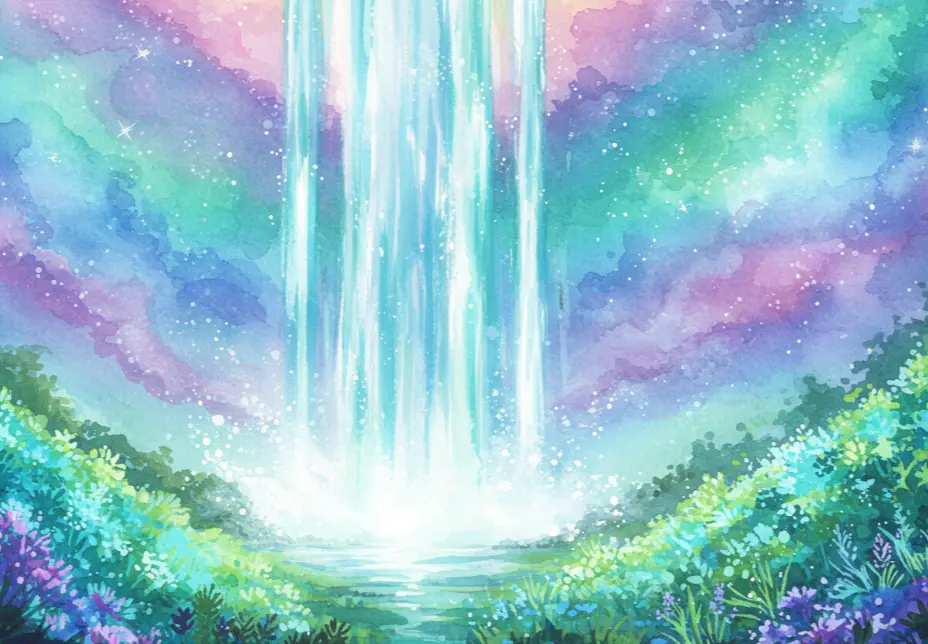 폭포위에서 뛰어내리는 꿈