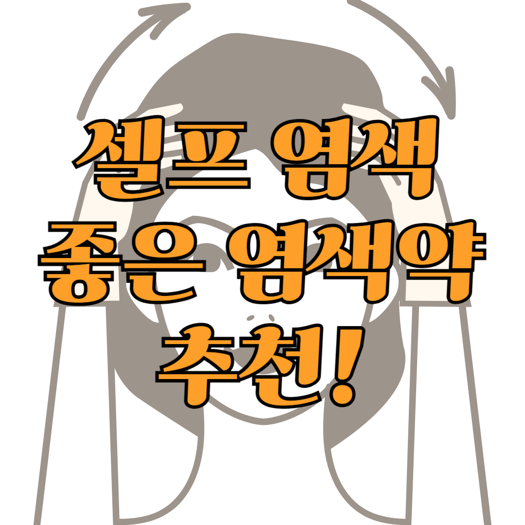 셀프 염색하기 좋은 염색 약 추천!