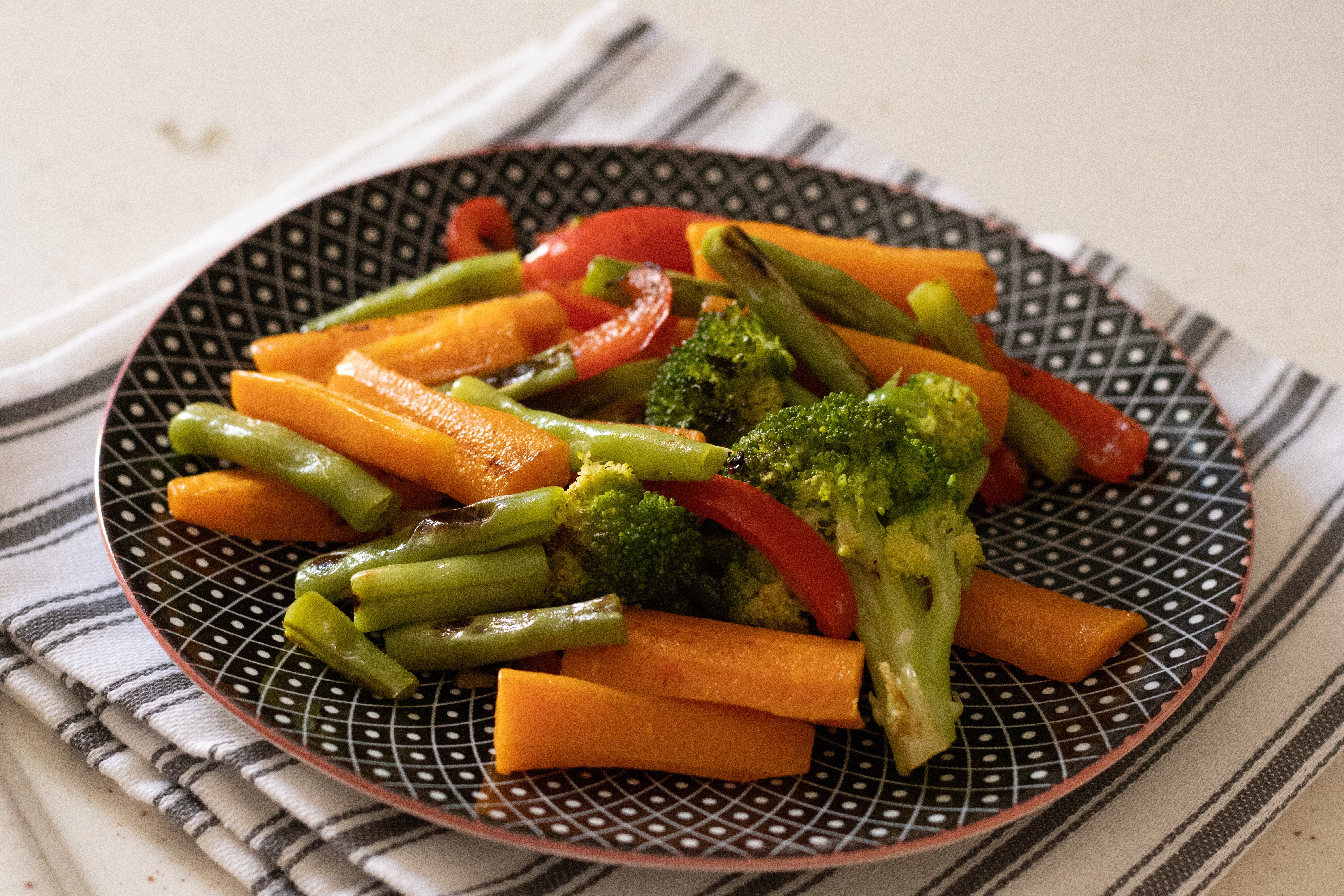 Healthy Steamed Vegetables Breakfast image