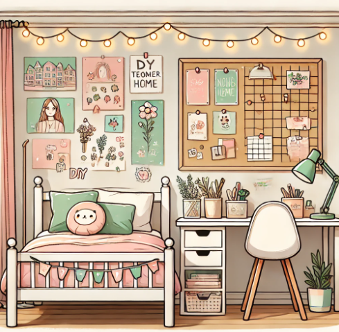 셀프로 꾸미는 청소년 방