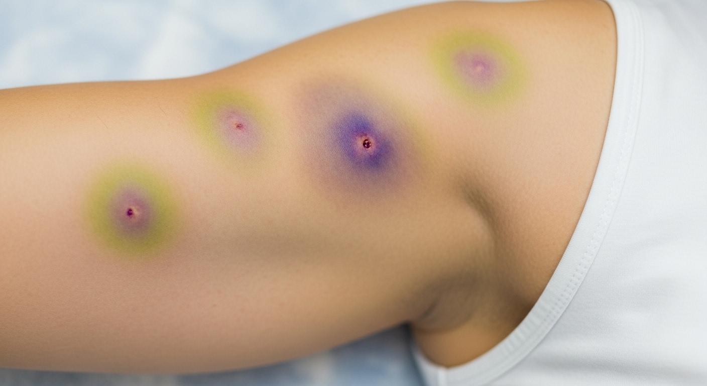 팔뚝살 괄사 멍