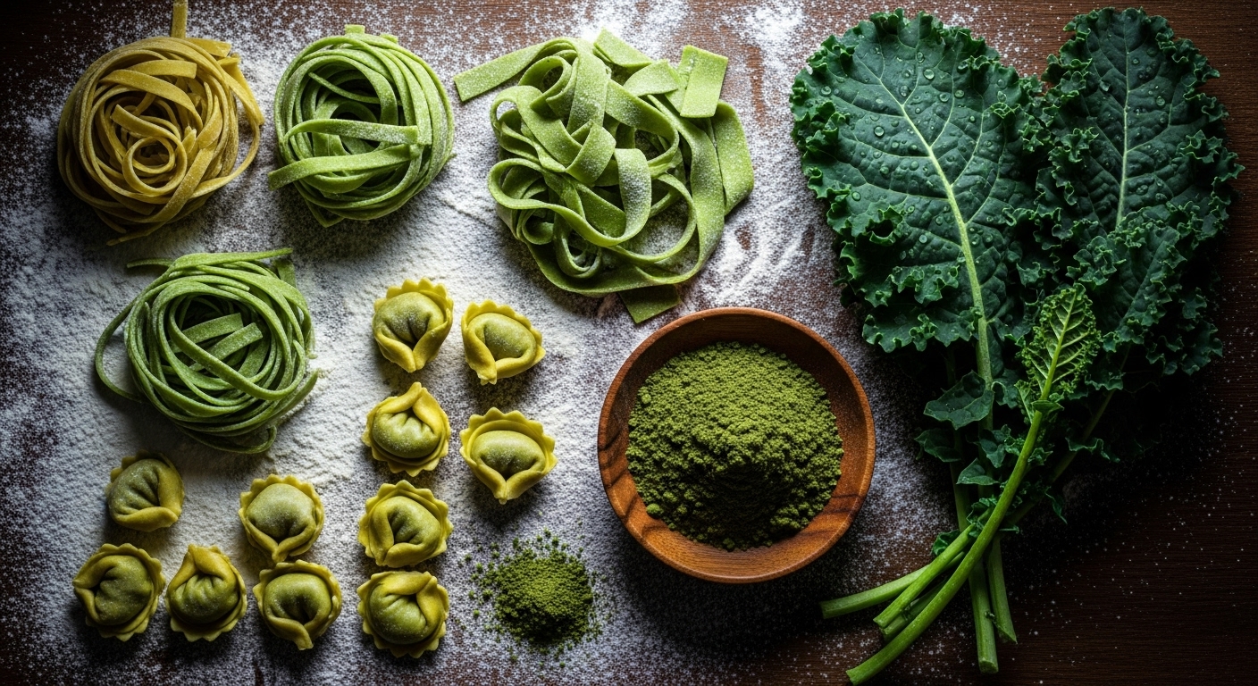 곱슬케일효능분말