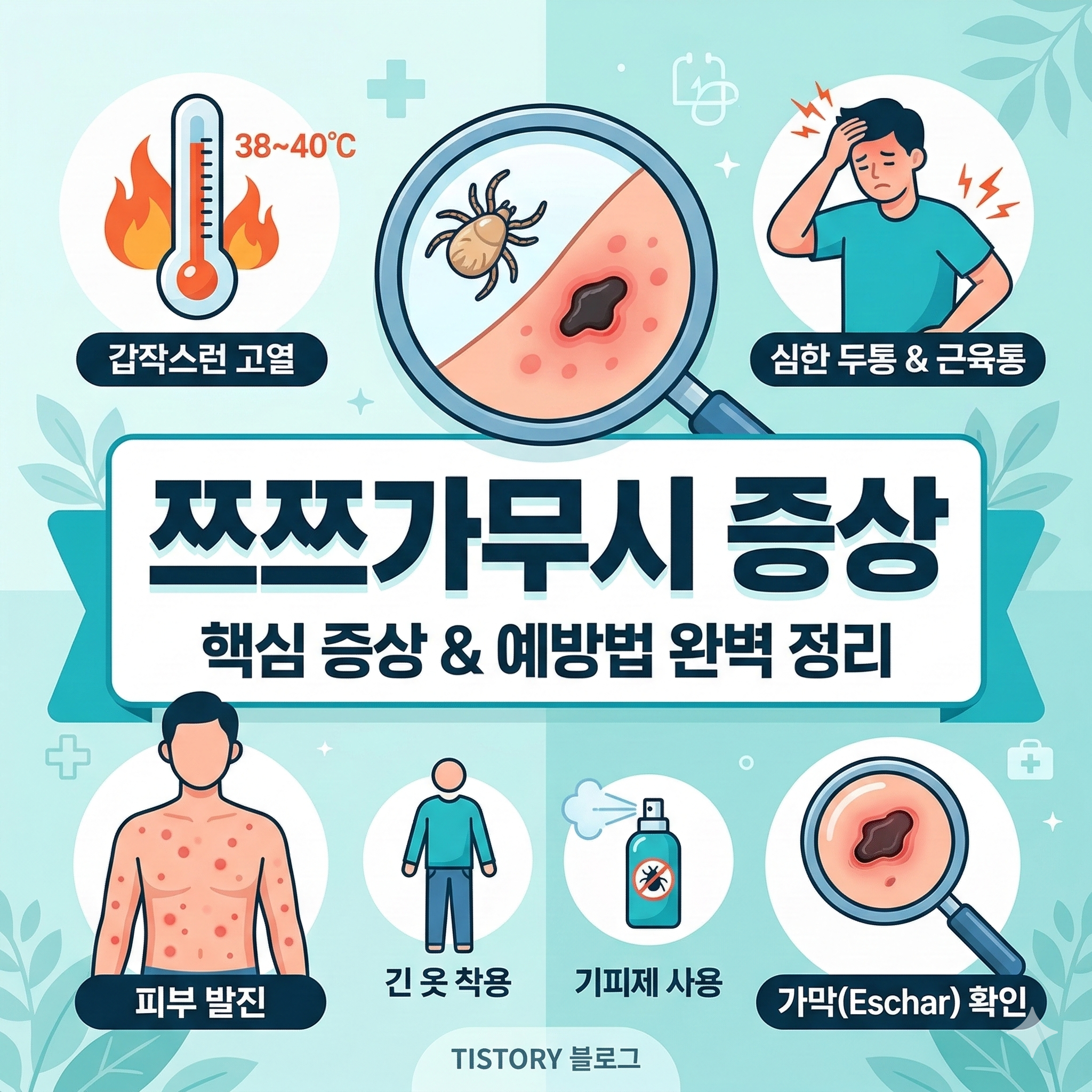 쯔쯔가무시 증상 초기 신호와 예방법 완벽 정리