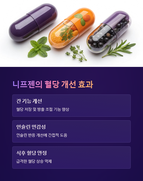 니프젠의 혈당 개선 효과