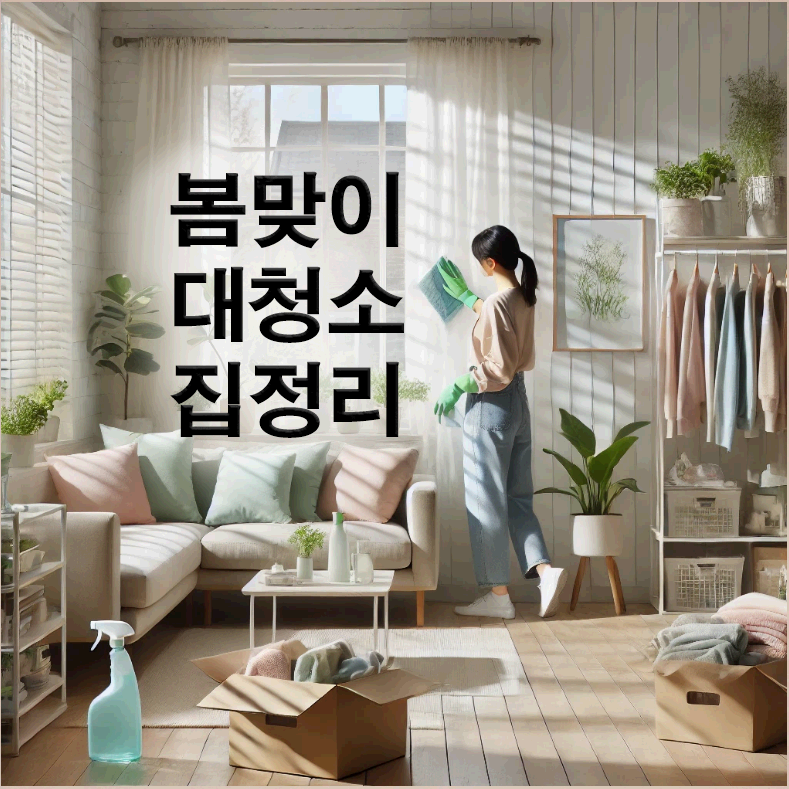 봄맞이 대청소와 집정리 꿀팁! 미니멀라이프 실천!