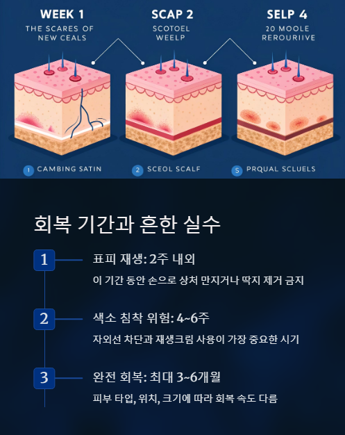 회복 기간과 흔한 실수
