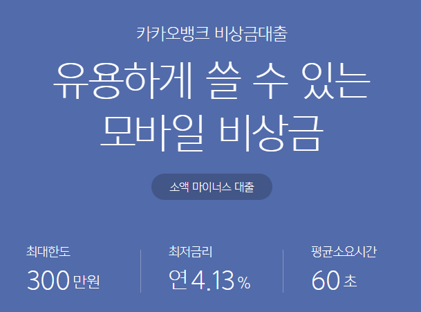 카카오 비상금대출