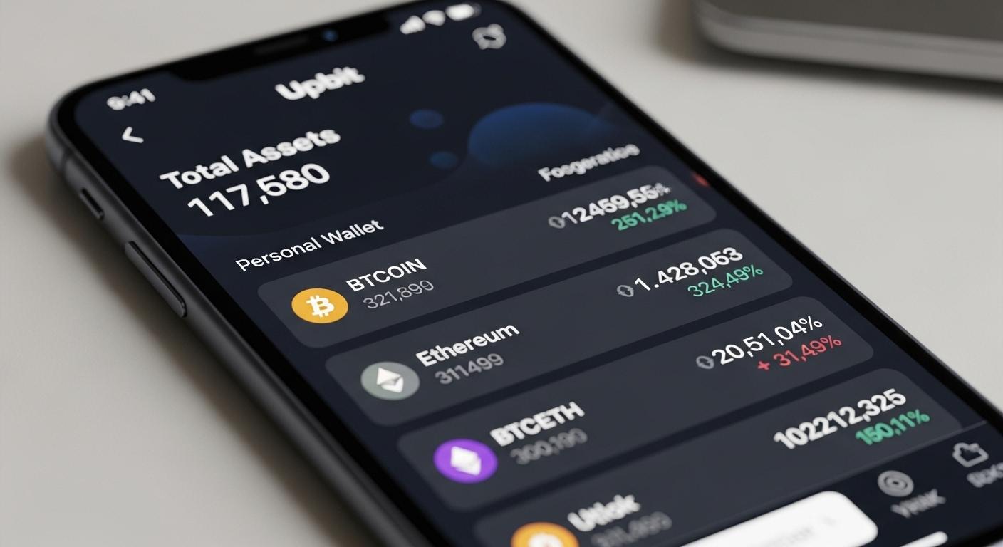 업비트 개인지갑 등록