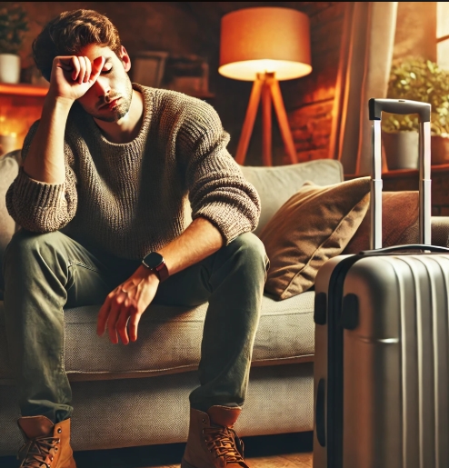 여행 피로 후유증 사진