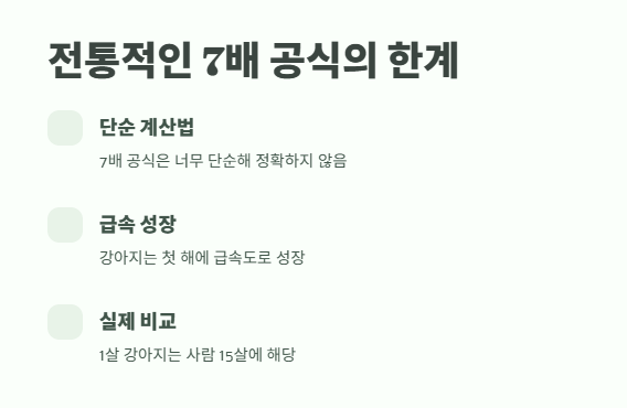강아지 나이 계산법 완벽 정리 2