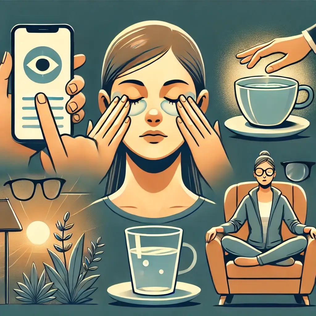 눈 밑 떨림을 완화할 수 있는 방법