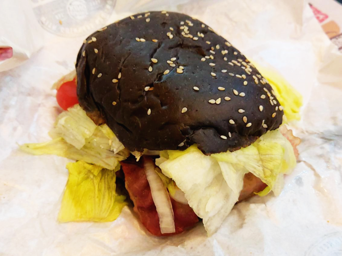 버거킹 기네스 와퍼 외형