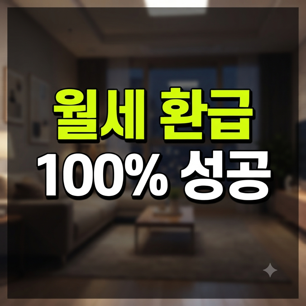 월세 세액공제 신청방법
