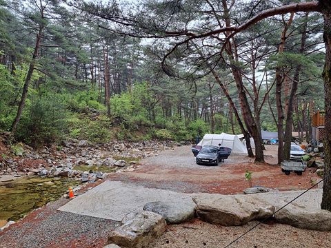 캠프오어즈-우중캠핑