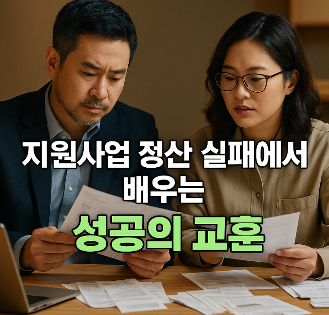 지원사업 정산 실패에서 배우는 성공의 교훈