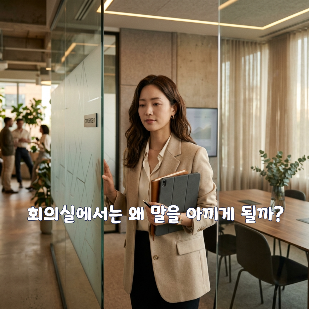 회의실에서는 왜 말을 아끼게 될까?
