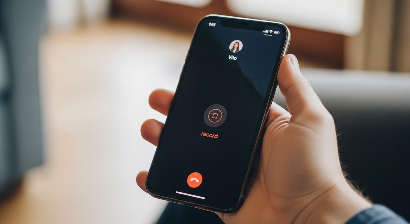 아이폰 통화녹음 vito 후기