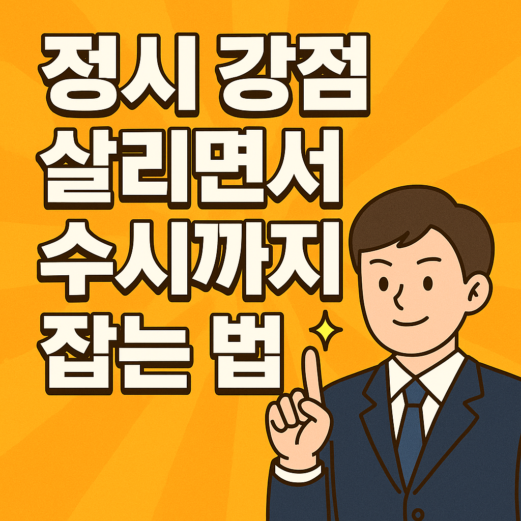 정시에 강한 자사고 학생, 수시와 정시 완벽 병행 전략