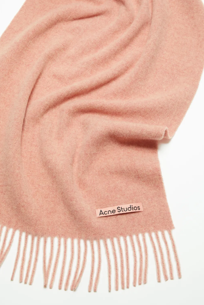 아크네 스튜디오 프린지 울 스카프