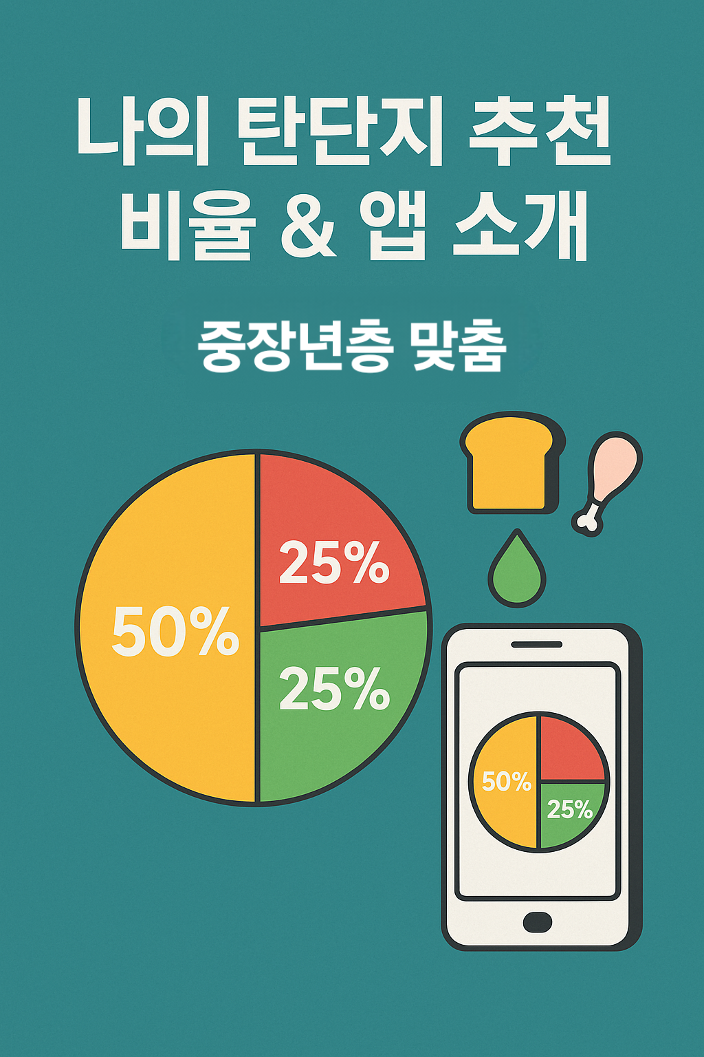 나의 탄단지 추천 비율 & 앱 소개