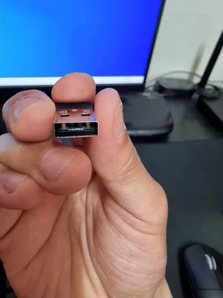 무선마우스 연결하는 usb 잃어버렸을 때
