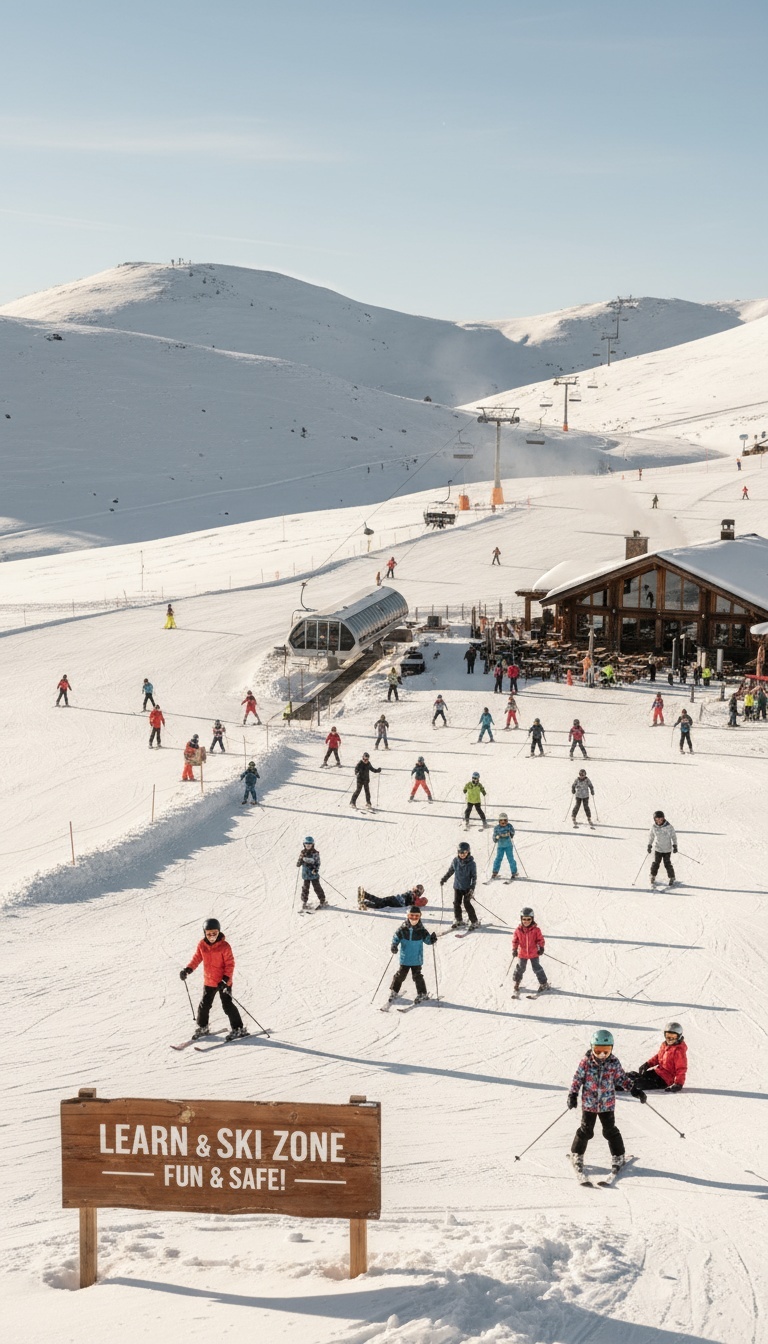 스키 초보도 재밌게 즐길 수 있는 재미 그 자체 Goat인 리조트