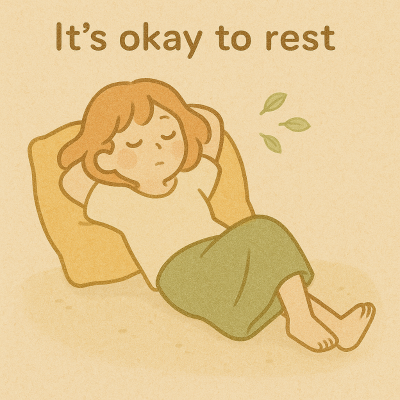 잠시 쉬어도 괜찮아요