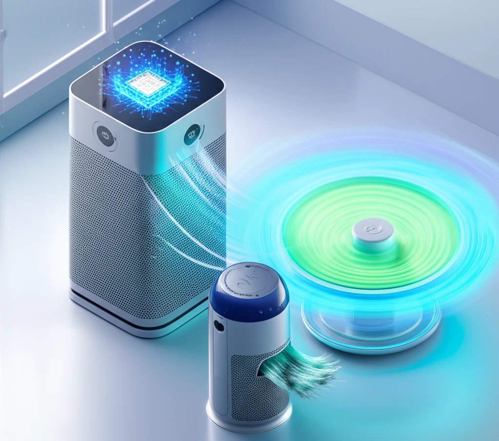 미세먼지 수치 읽어내는 자동센서 원리..