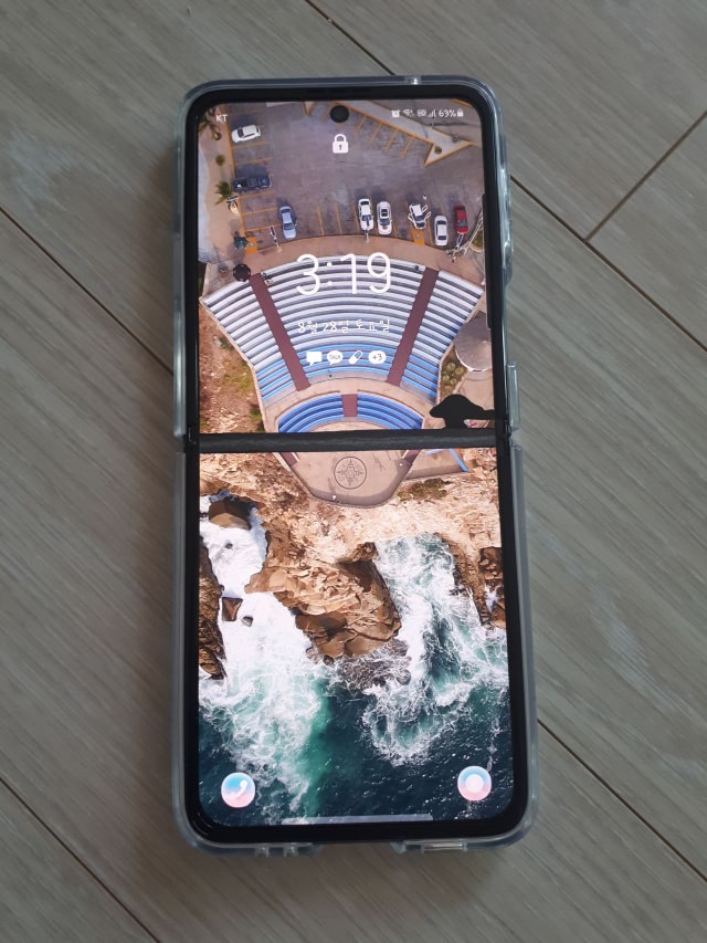 삼성 갤럭시 Z 플립3 화면 크랙 깨짐 불량 결함