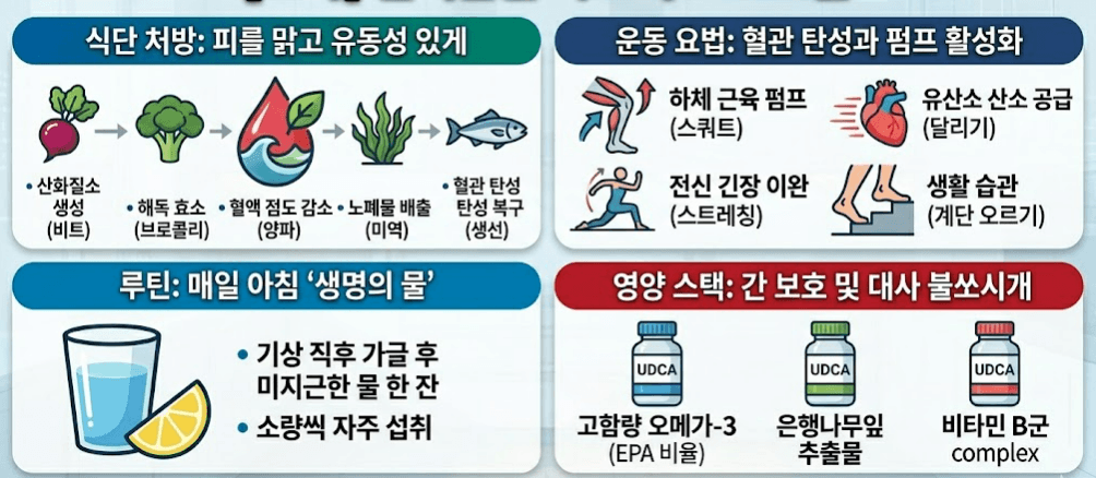 만성 피로를 걷어내는 혈액순환 극대화 전략