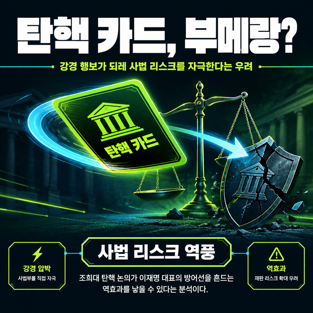 탄핵 카드, 부메랑?