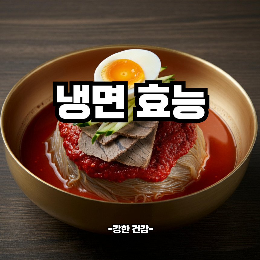 냉면 효능