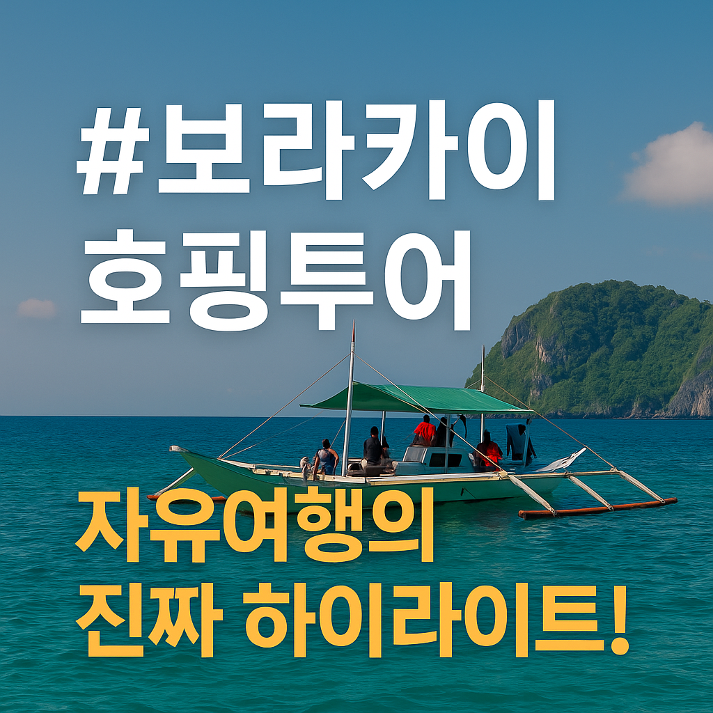 보라카이 호핑투어 찐 재미