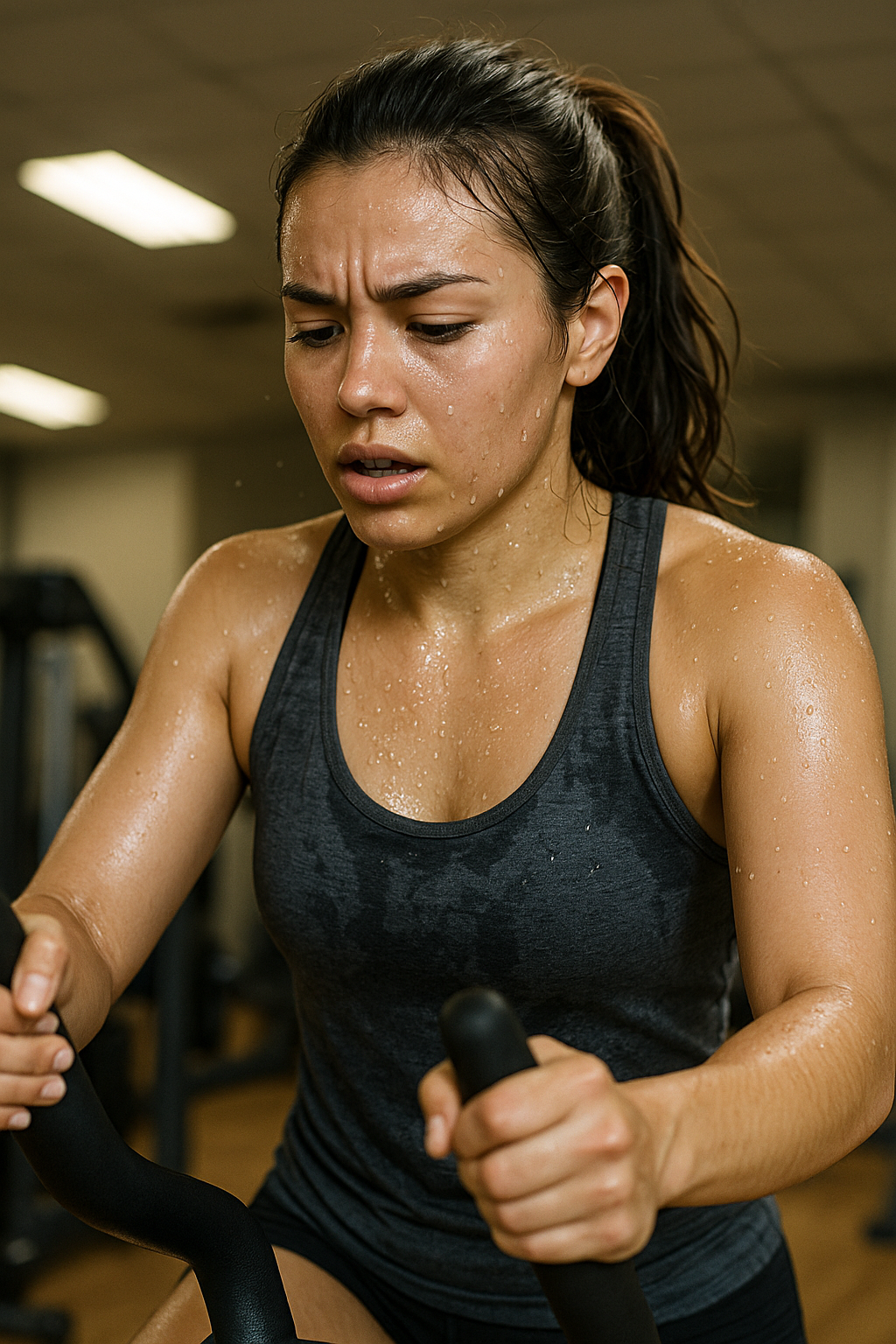 다이어트 위한 운동하는 여성