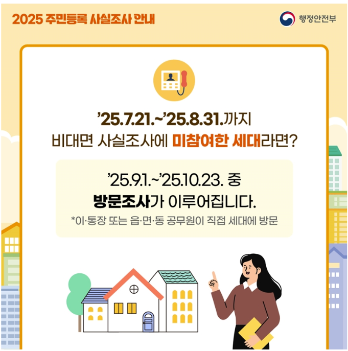 주민등록 사실조사 신청방법