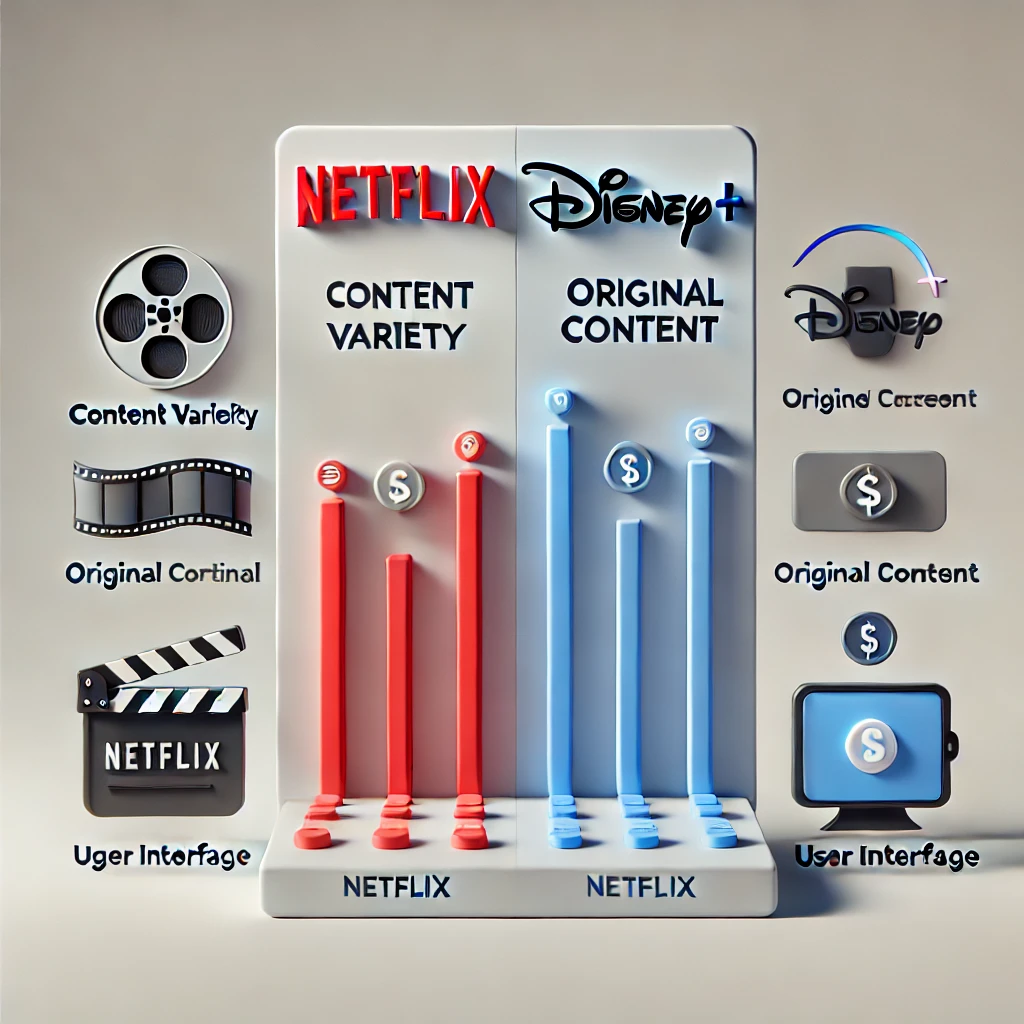 넷플릭스 vs 디즈니+ 비교