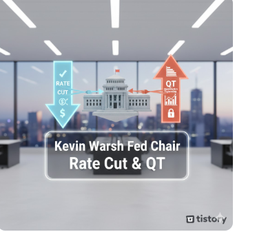 케빈 워시 미 연준 의장 지명: '금리 인하'와 '양적 긴축'의 기묘한 동행
