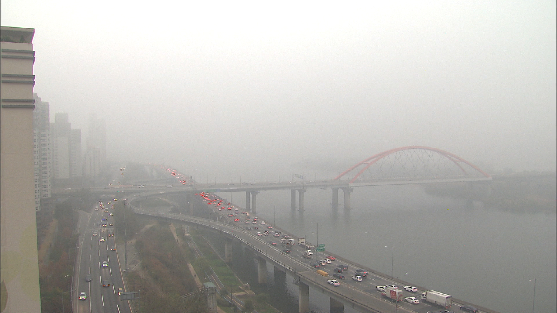 서울 인천 초미세먼지 주의보 발령 마스크 허파꽈리 폐침투