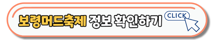 전국 주말 날씨 & 보령머드축체, 송도해변축제 정보