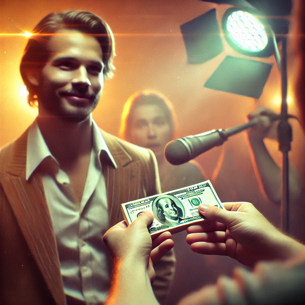 연예인에게 돈을 받는 꿈