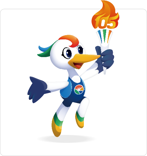 백동이 제105회 전국체육대회 마스코트