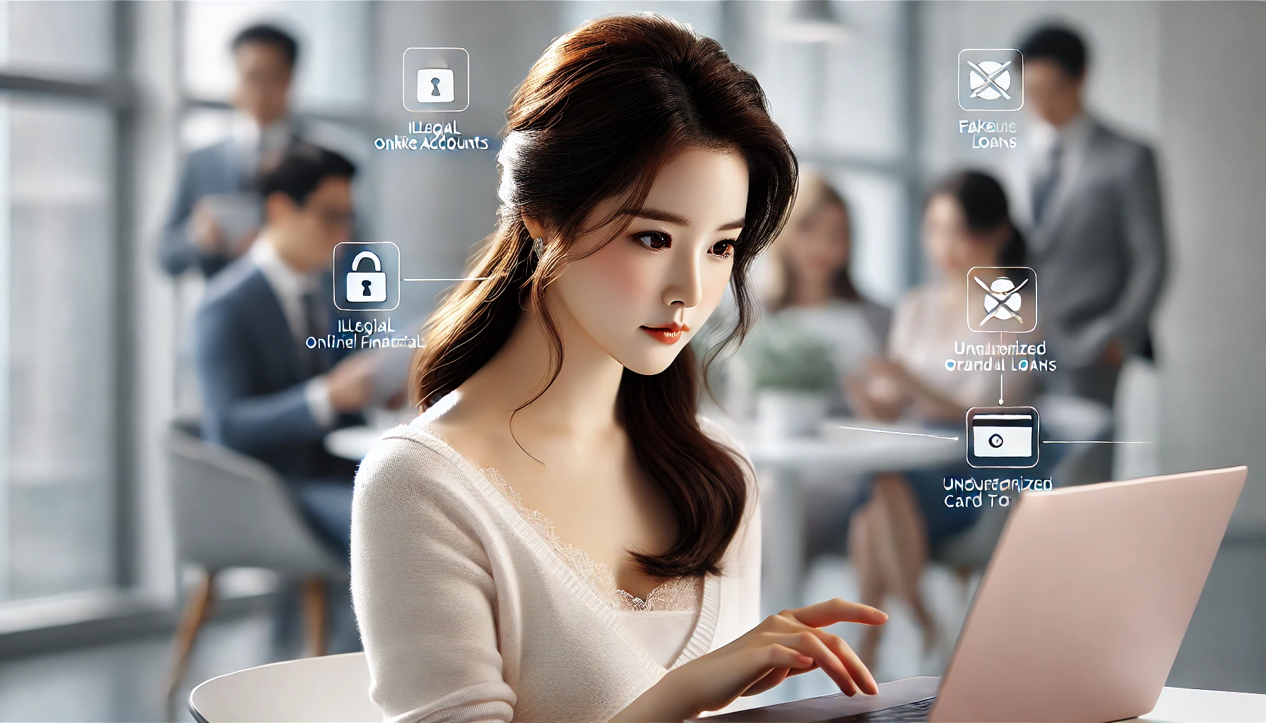 인터넷 불법금융광고 유형 확인하는 이미지