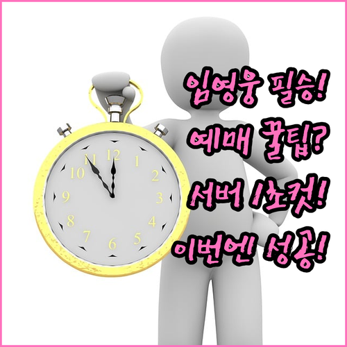 임영웅 콘서트 예매 필승 환경 구축,..