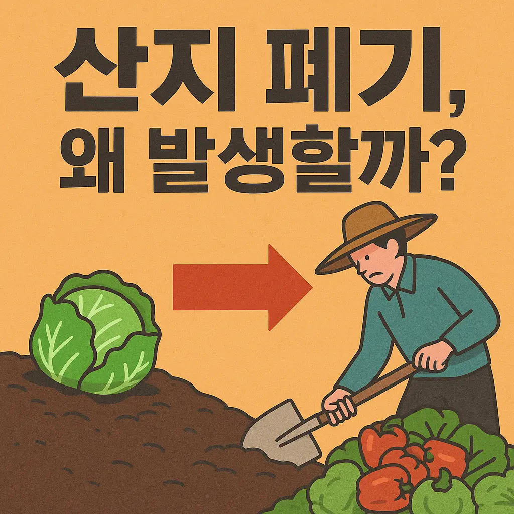 농업경제학 : 산지 폐기, 왜 발생할까?