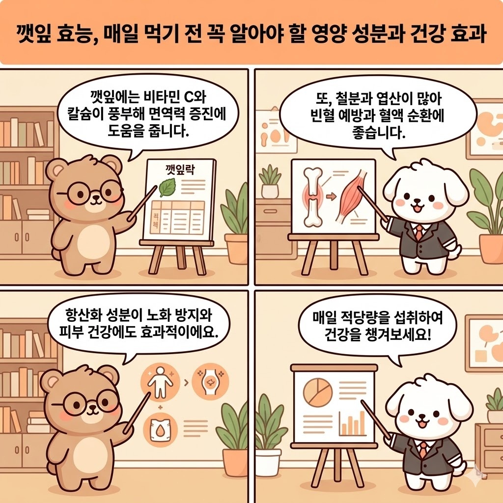 깻잎 효능, 매일 먹기 전 꼭 알아야 할 영양 성분과 건강 효과
